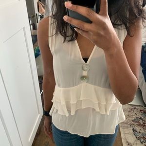 Zara White Tank